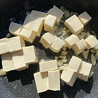 #黃河路美食#西蘭花炒豆腐的做法圖解3