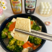#黃河路美食#西蘭花炒豆腐的做法圖解10